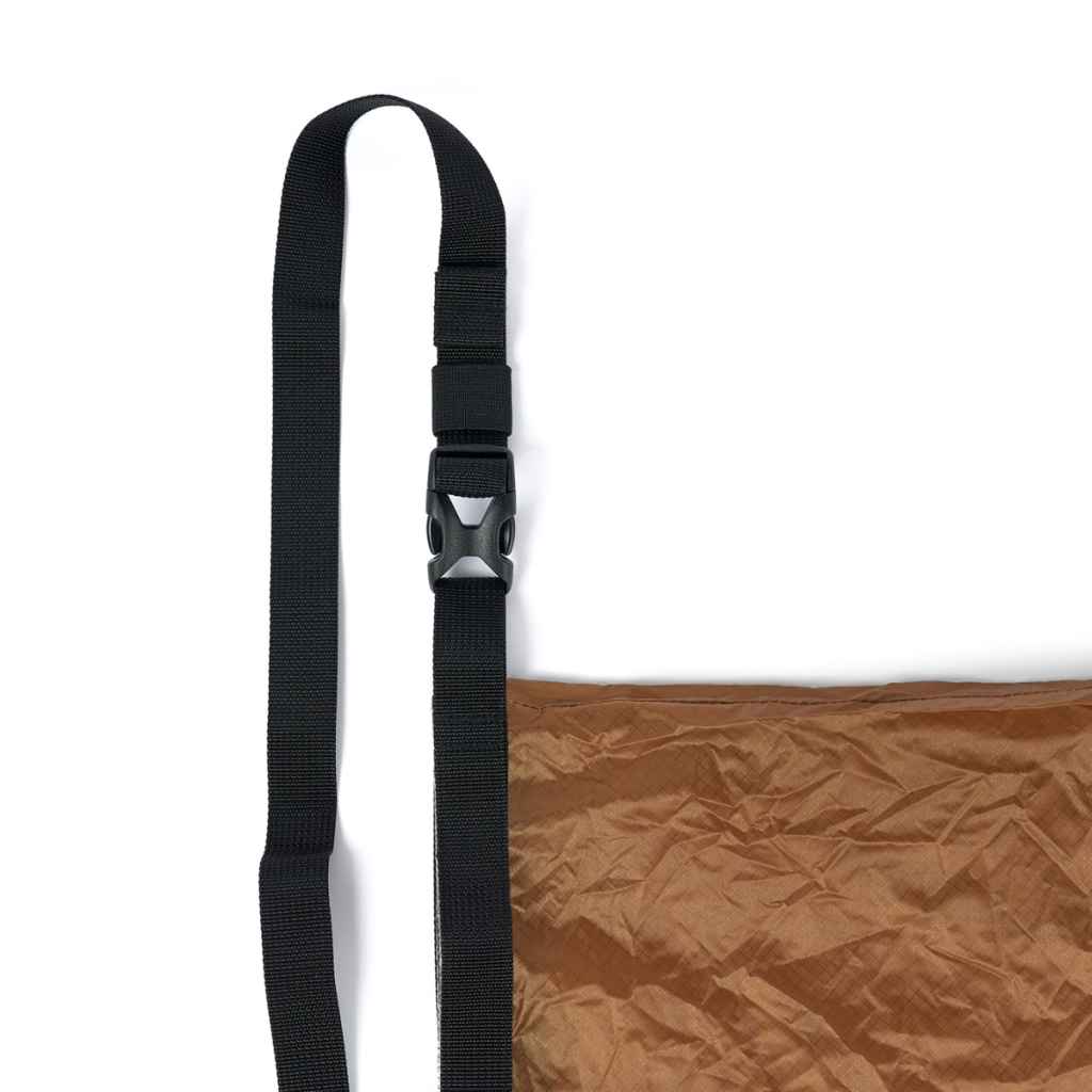 FAIRWEATHER* packable sacoche (camel) - BLUE LUG GLOBAL