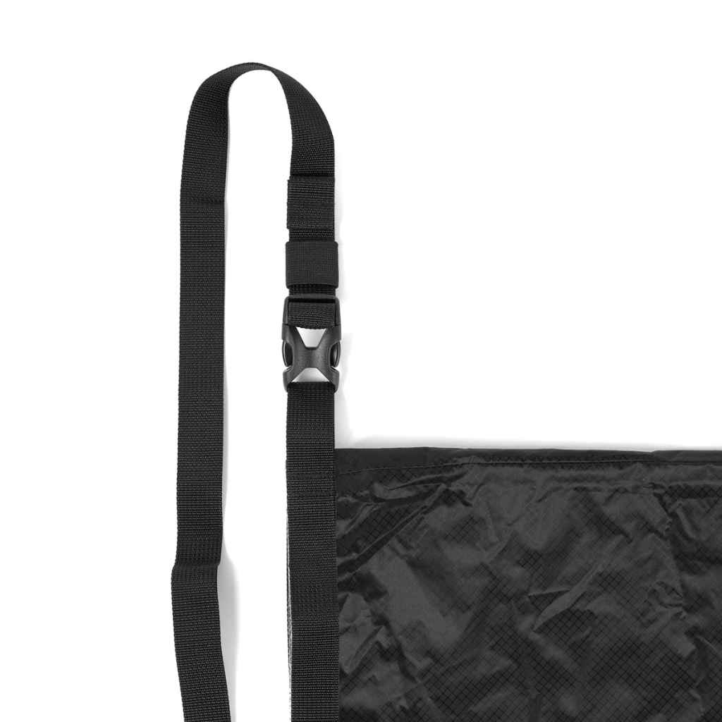 FAIRWEATHER* packable sacoche (black) - BLUE LUG GLOBAL