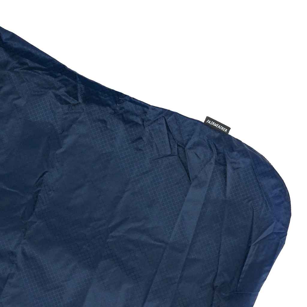 FAIRWEATHER* packable sacoche (navy) - BLUE LUG GLOBAL ONLINE STORE