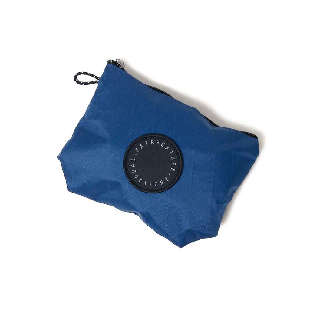 FAIRWEATHER* packable sacoche (x-pac navy) - BLUE LUG GLOBAL
