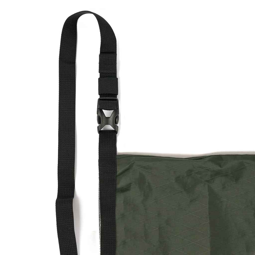 大人女性の sacoche packable FAIRWEATHER* (x-pac/olive) LUG BLUE - BikeMusetteBags