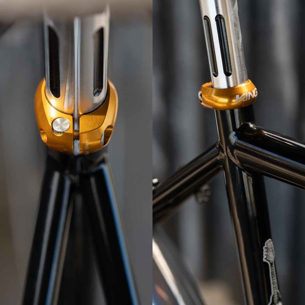 CHRIS KING* seatpost collar (gold) - BLUE LUG GLOBAL ONLINE STORE