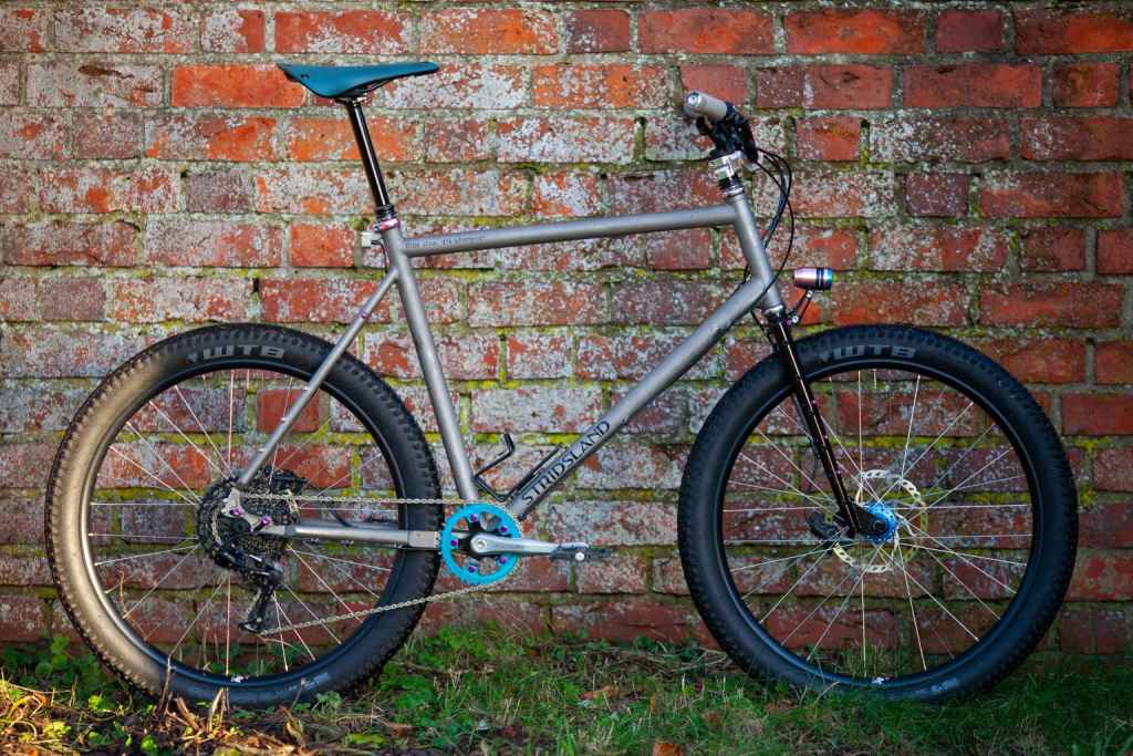 STRIDSLAND* beachcomber Ti frame kit (steel fork) - BLUE LUG