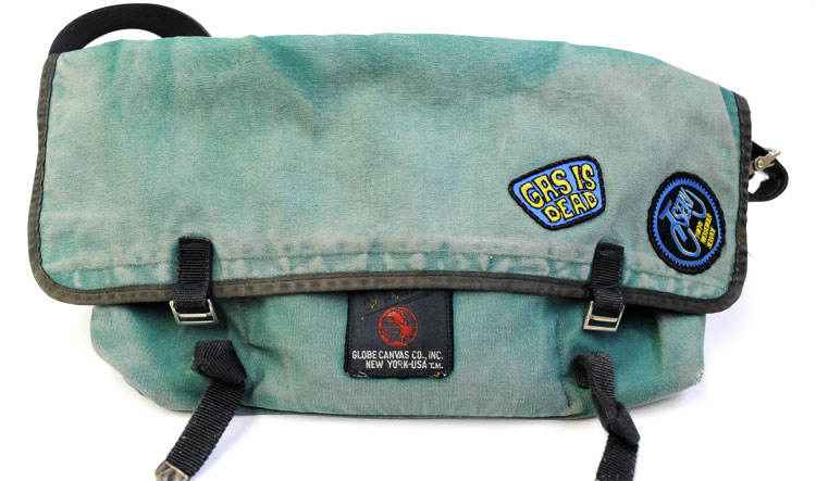 DE MARTINI* 3601 messenger bag (canvas navy) - BLUE LUG GLOBAL