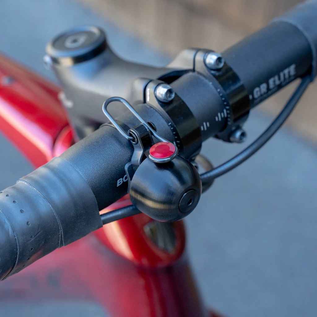 SPURCYCLE* original bell (black/red) - BLUE LUG GLOBAL ONLINE STORE