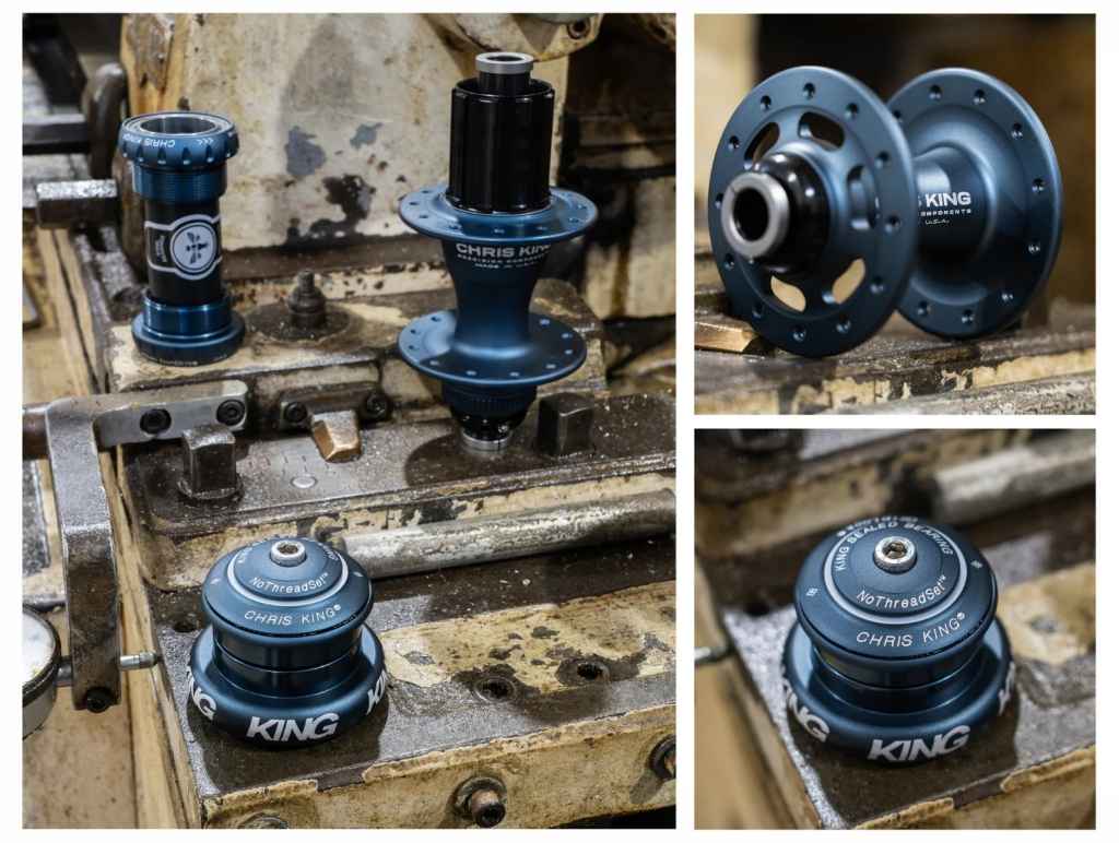 CHRIS KING* R45 disc road hub rear (midnight/center lock) - BLUE