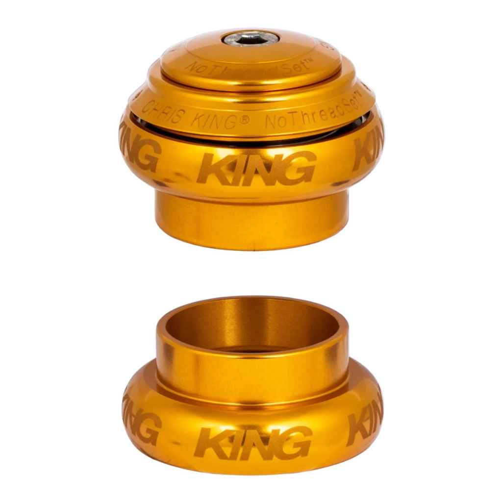 CHRIS KING* nothreadset 1 1/8 inch (SV gold) - BLUE LUG