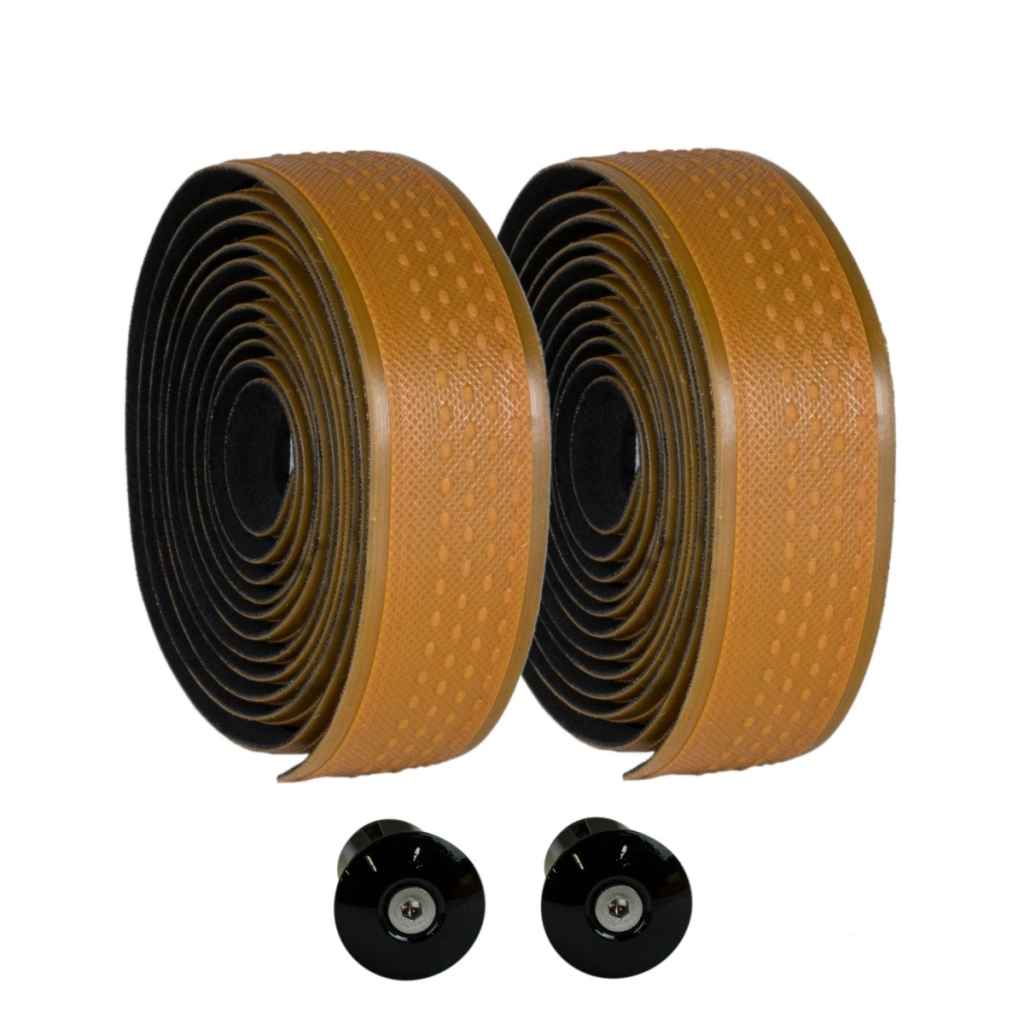VELO ORANGE* rubbery handlebar tape (brown) - BLUE LUG
