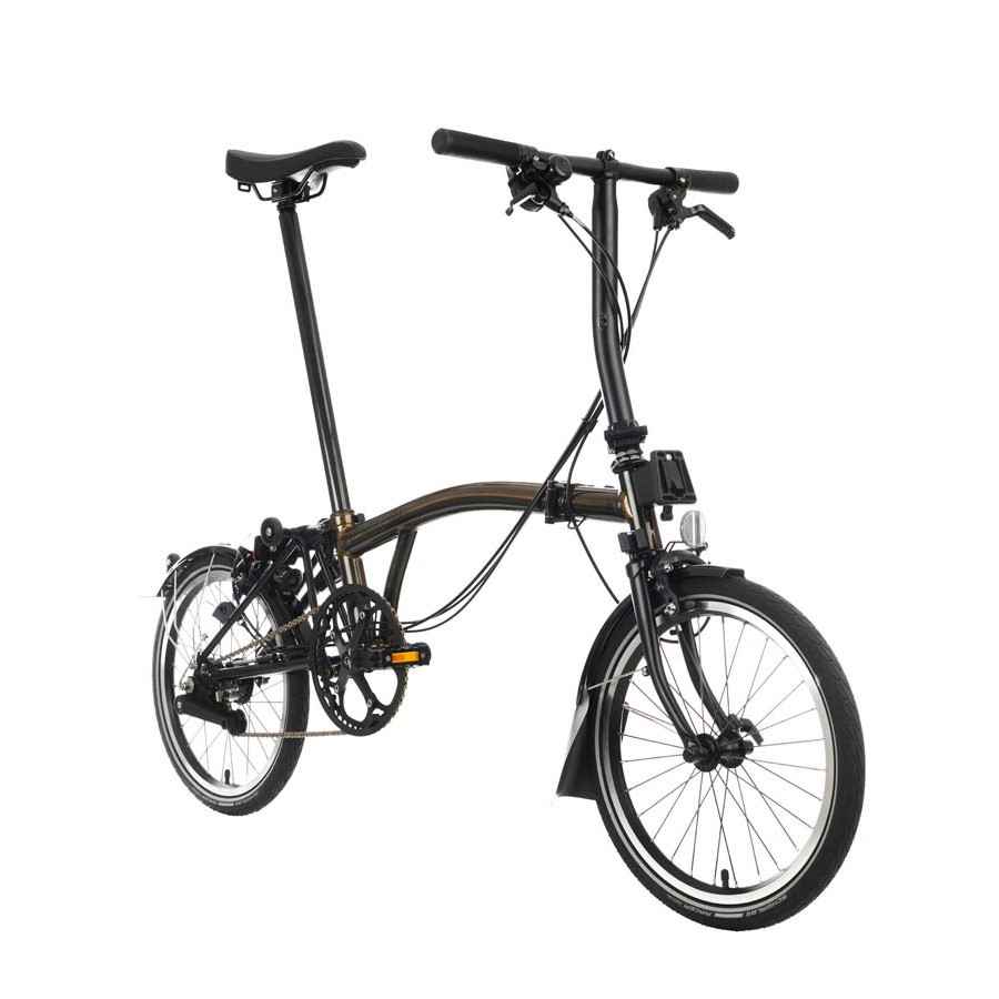 BROMPTON S2L 屋内保管品　2016 英国製 BROMPTON* C-line Urban complete bike (black lacquer) - BLUE