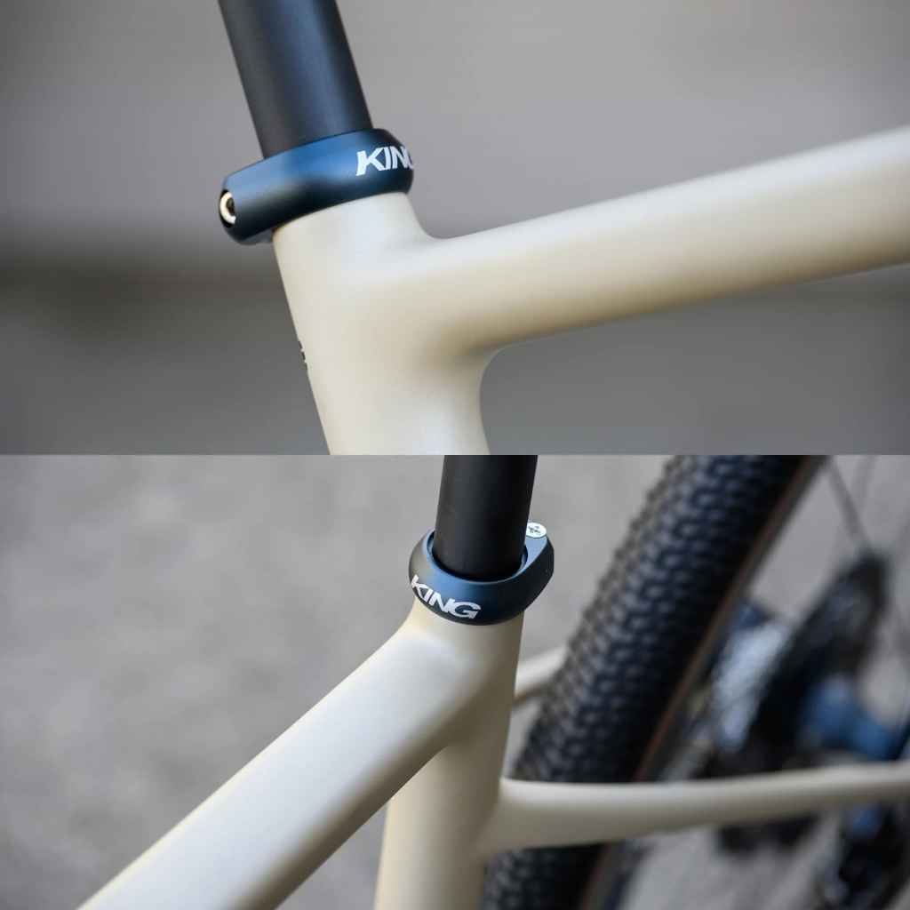 CHRIS KING* seatpost collar (midnight) - BLUE LUG GLOBAL ONLINE STORE