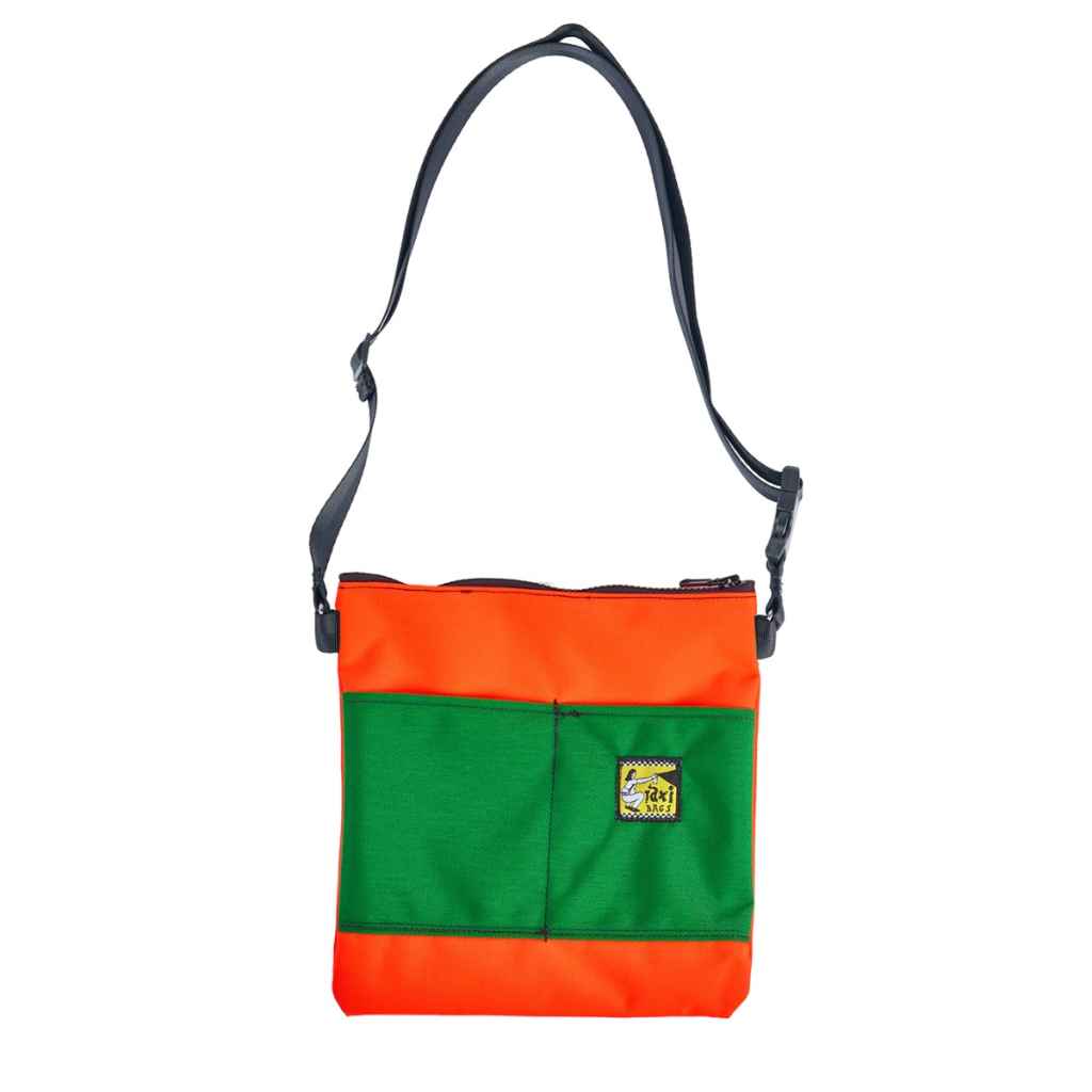 S*s様 TAXI BAGS BLUE LUG TAXI BAGS* pouch with strap (L/orange/green) - BLUE LUG GLOBAL