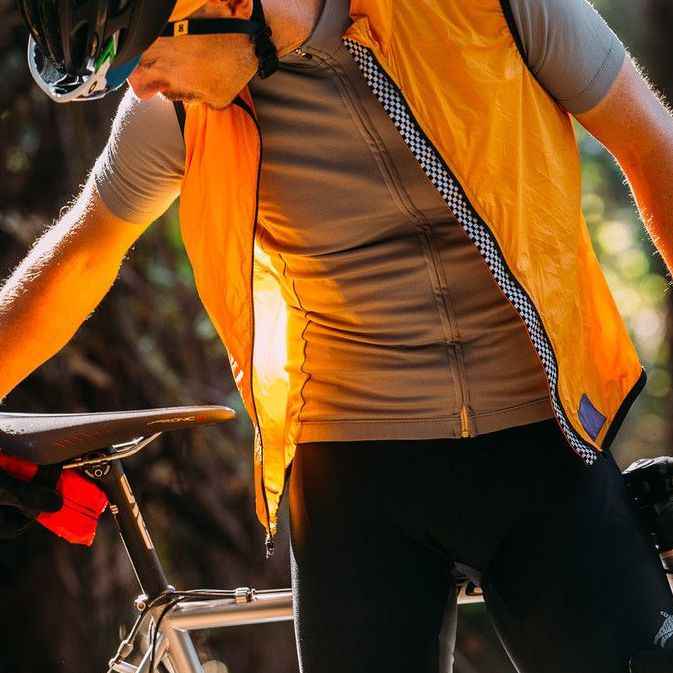 RINGTAIL×TEAM DREAM* breezer vest (tie dye) - BLUE LUG GLOBAL