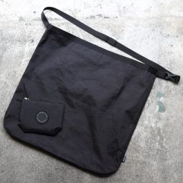 *FAIRWEATHER* packable sacoche (x-pac/black) - BLUE LUG GLOBAL ONLINE STORE