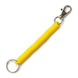 *SUPER COIL* clip on key coil (yellow) - BLUE LUG GLOBAL ONLINE STORE