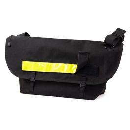 *BLUE LUG* the messenger bag (black/reflector) - BLUE LUG 