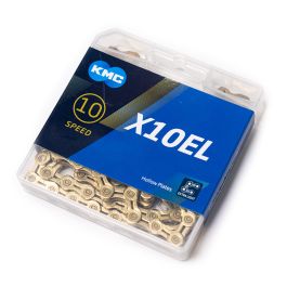 Catena Bici 1 Velocità KMC Cadena X10 122 ESLABONES 10V Negro/Plata Catena Ultegra 11v - Foto 11